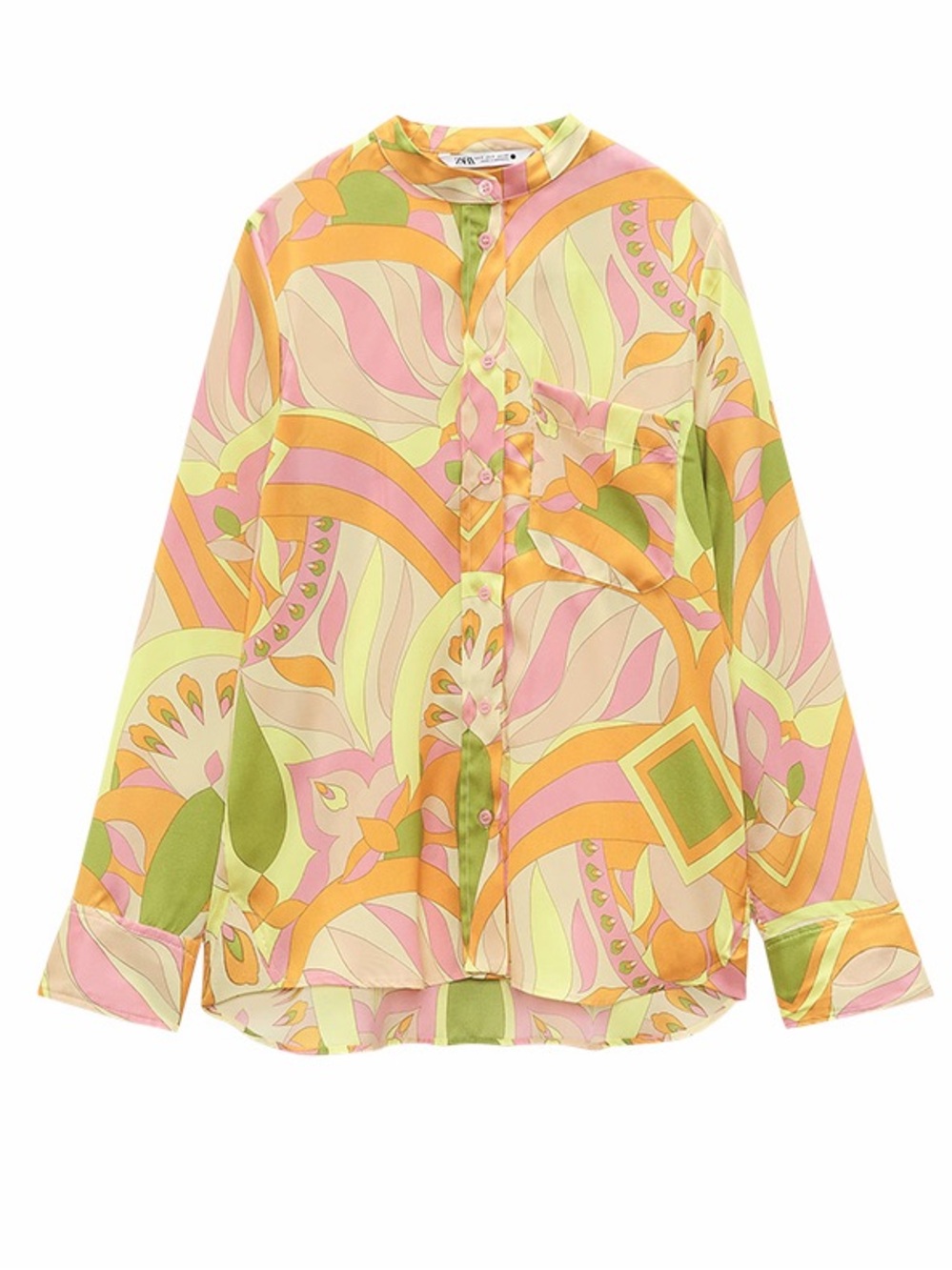 Zara multicolored groovy top